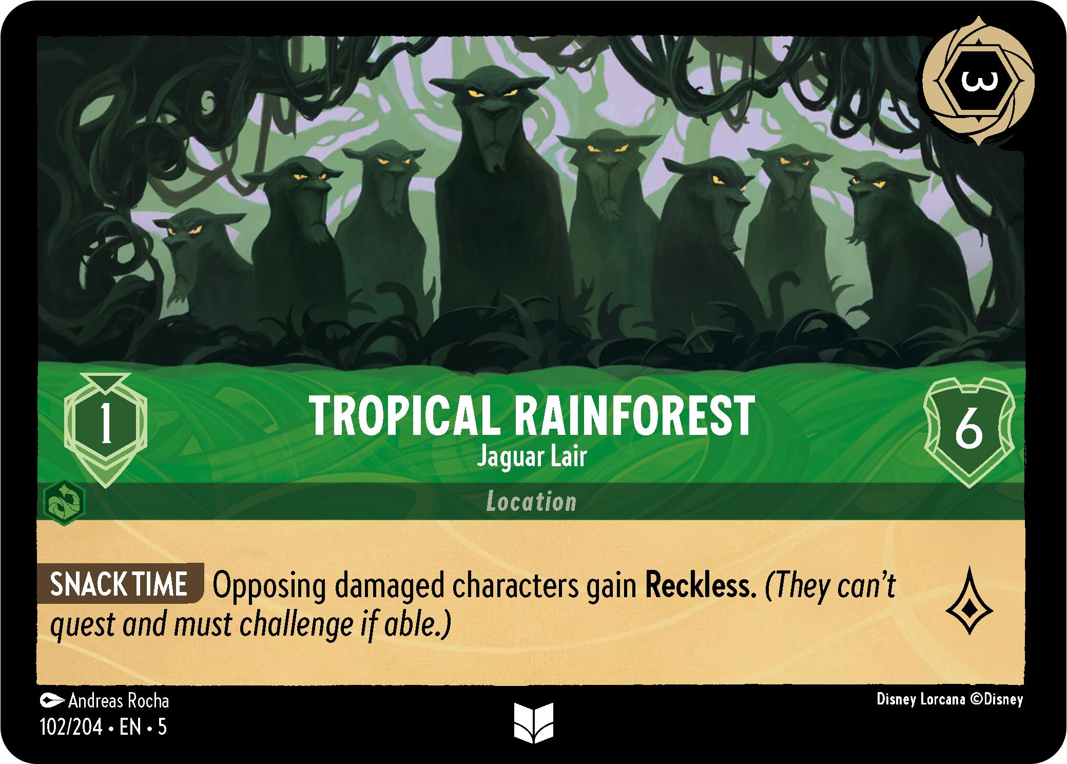 Tropical Rainforest - Jaguar Lair (102/204) [Shimmering Skies] | Gamers Paradise