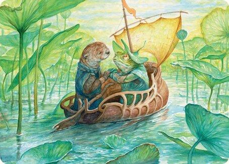 Run Away Together Art Card [Bloomburrow Art Series] | Gamers Paradise