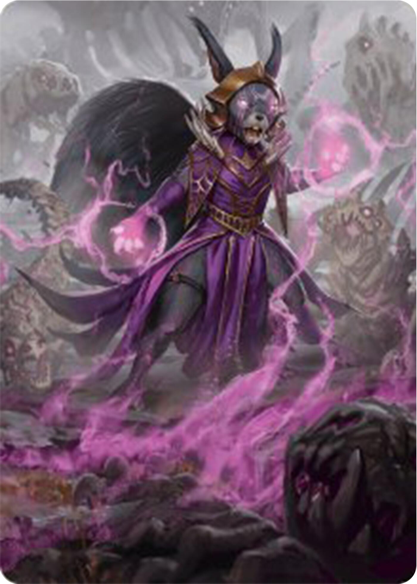 Liliana of the Dark Realms Art Card [Bloomburrow Art Series] | Gamers Paradise