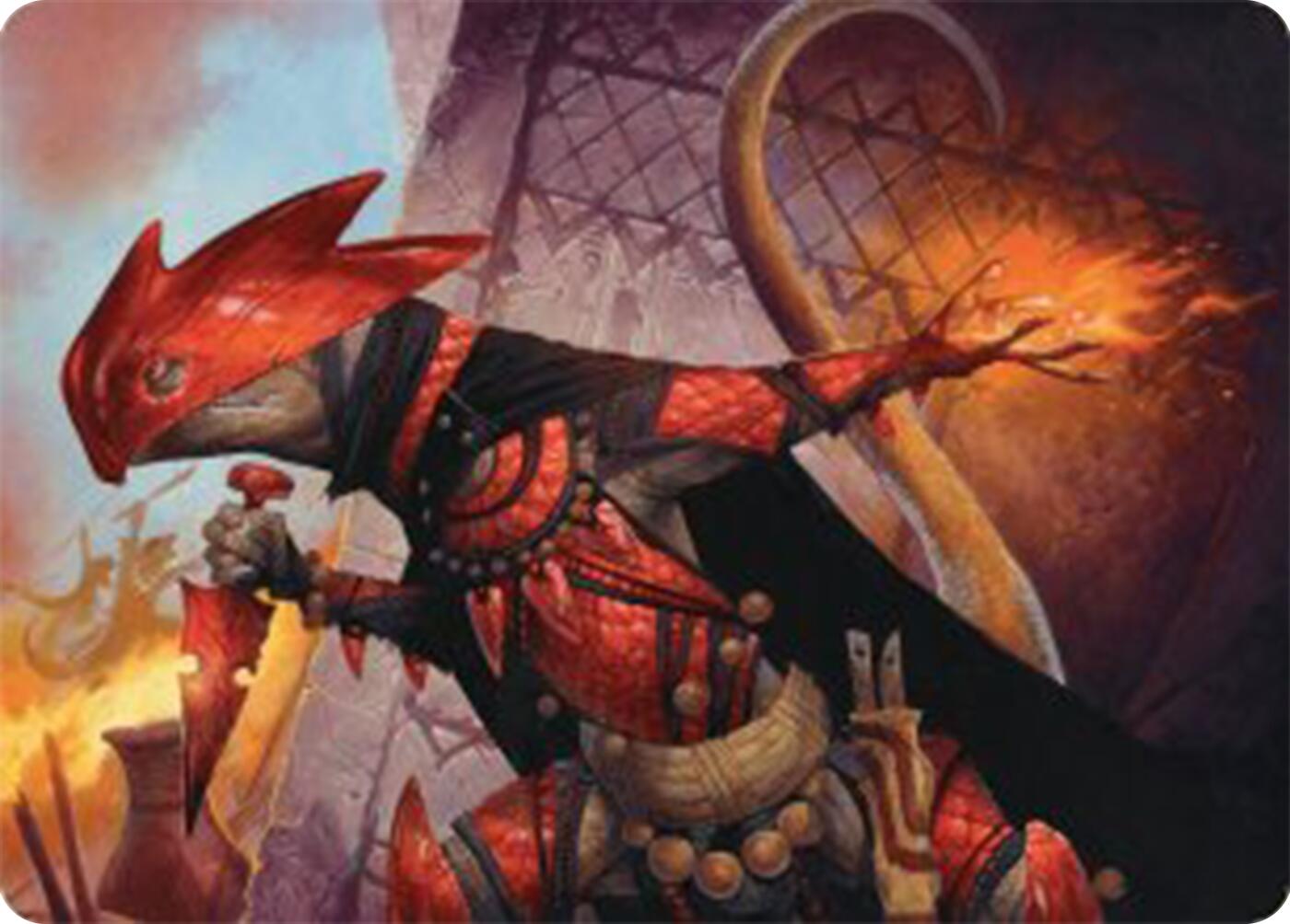 Cindering Cutthroat Art Card [Bloomburrow Art Series] | Gamers Paradise