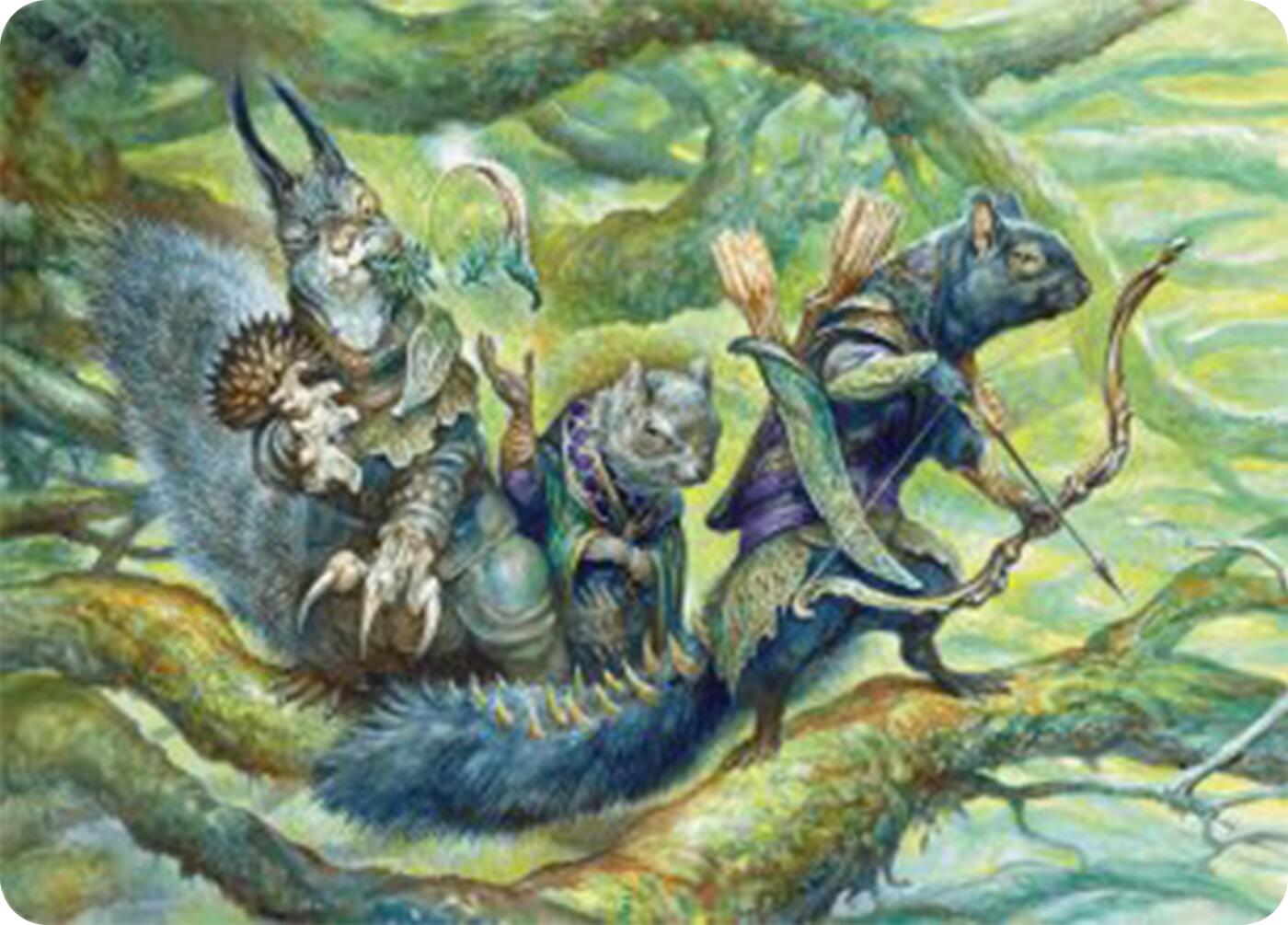 The Odd Acorn Gang Art Card [Bloomburrow Art Series] | Gamers Paradise