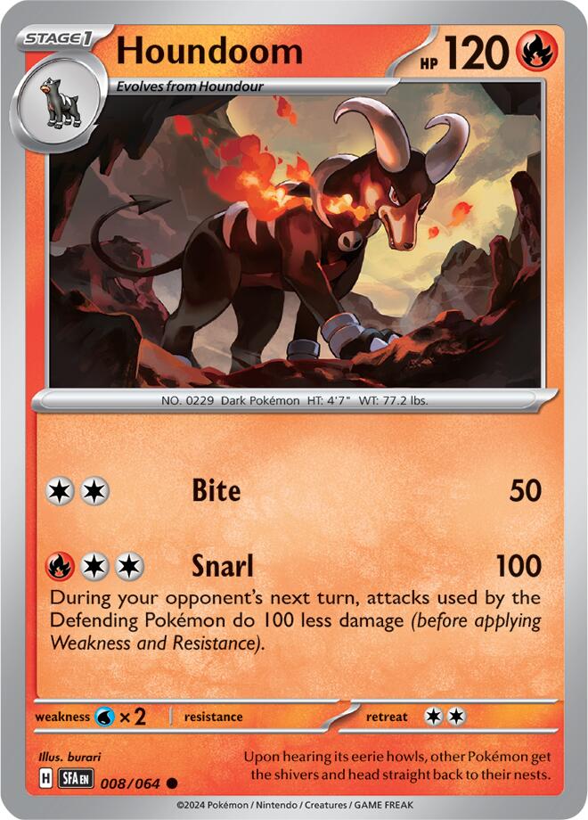 Houndoom (008/064) [Scarlet & Violet: Shrouded Fable] | Gamers Paradise