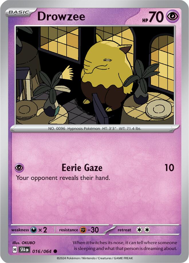 Drowzee (016/064) [Scarlet & Violet: Shrouded Fable] | Gamers Paradise