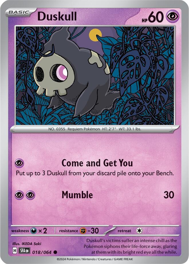 Duskull (018/064) [Scarlet & Violet: Shrouded Fable] | Gamers Paradise