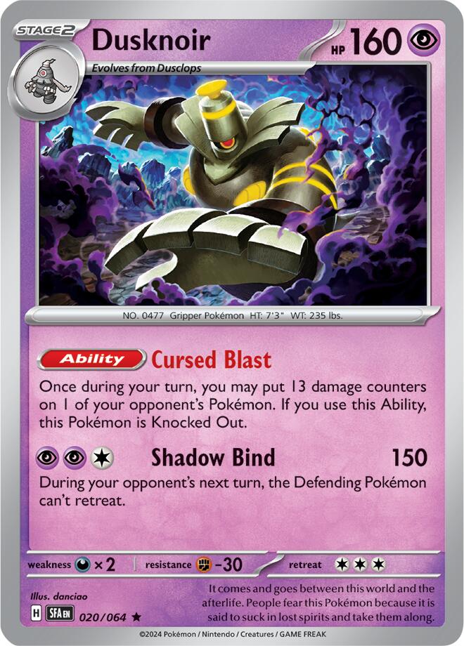 Dusknoir (020/064) [Scarlet & Violet: Shrouded Fable] | Gamers Paradise