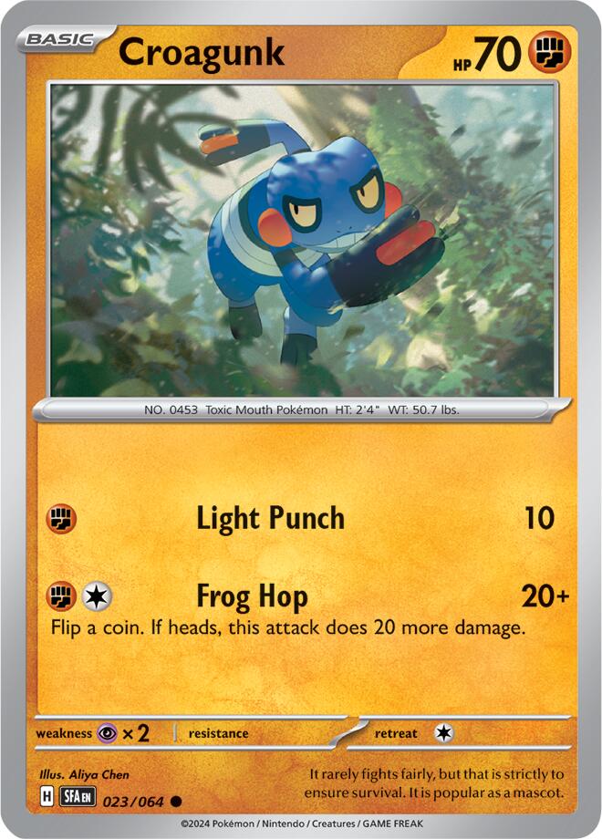 Croagunk (023/064) [Scarlet & Violet: Shrouded Fable] | Gamers Paradise