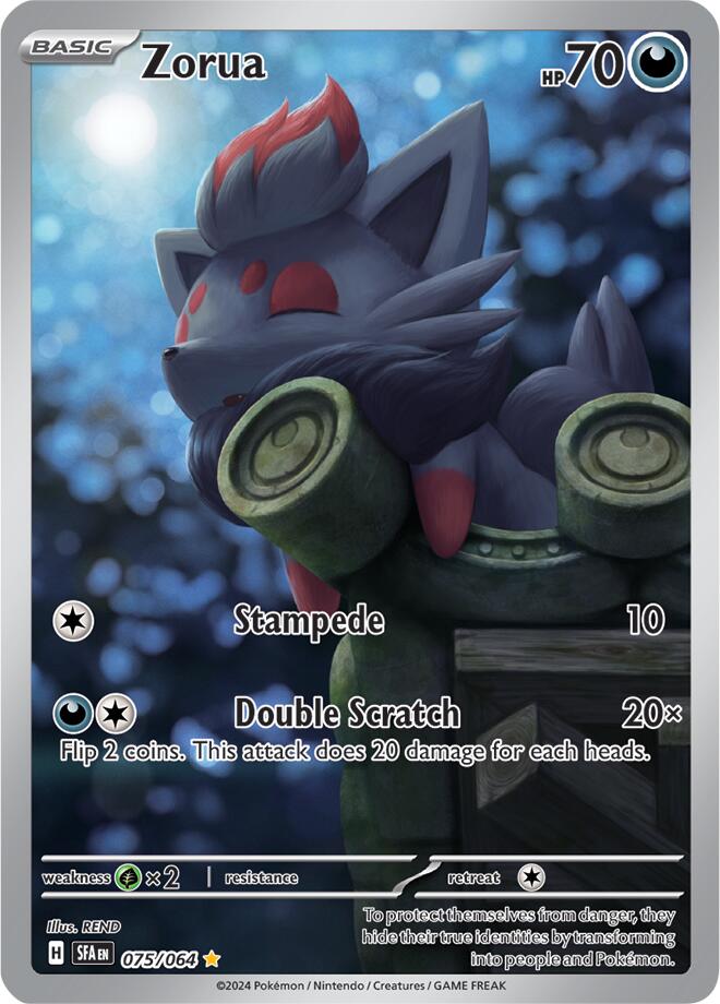 Zorua (075/064) [Scarlet & Violet: Shrouded Fable] | Gamers Paradise