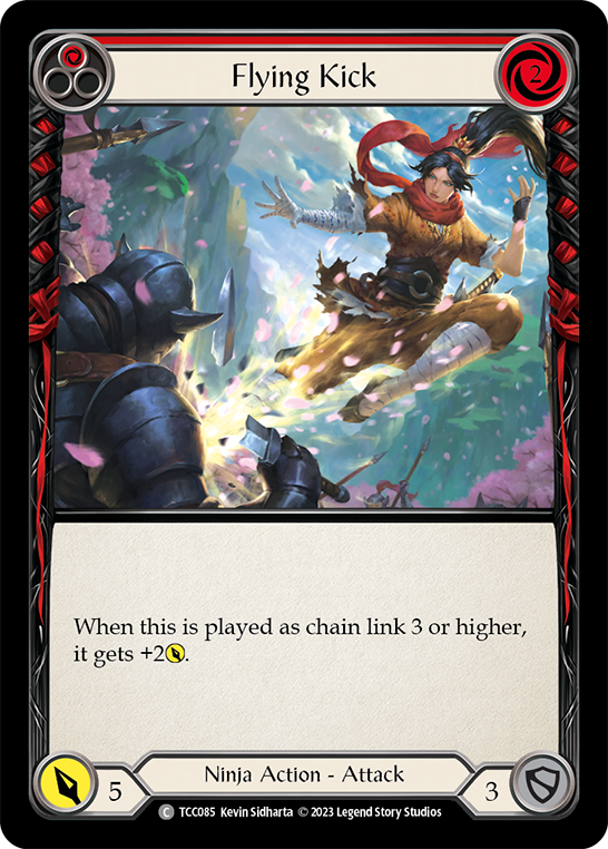 Flying Kick (Red) [TCC085] (Round the Table: TCC x LSS) | Gamers Paradise
