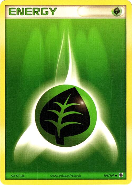 Grass Energy (104/109) (Theme Deck Exclusive) [EX: Ruby & Sapphire] | Gamers Paradise