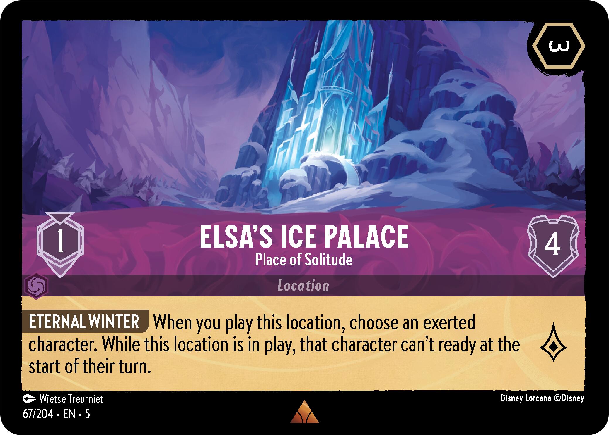 Elsa's Ice Palace - Place of Solitude (67/204) [Shimmering Skies] | Gamers Paradise