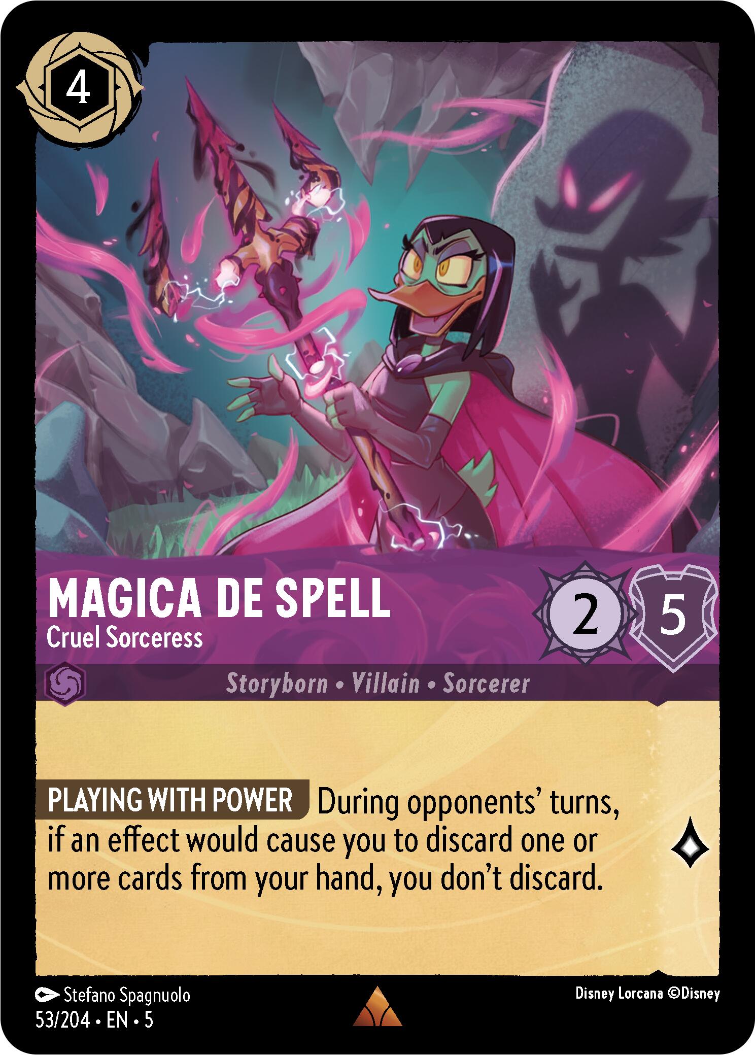 Magica De Spell - Cruel Sorceress (53/204) [Shimmering Skies] | Gamers Paradise