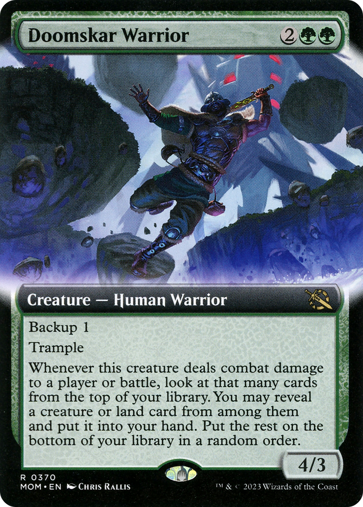 Doomskar Warrior (Extended Art) [March of the Machine] | Gamers Paradise