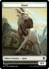 Goat // Wolf (032) Double-Sided Token [Bloomburrow Commander Tokens] | Gamers Paradise