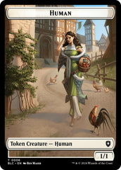 Human // Soldier Double-Sided Token [Bloomburrow Commander Tokens] | Gamers Paradise