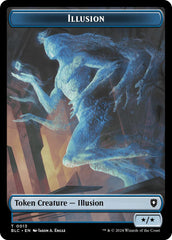 Illusion // Goblin Double-Sided Token [Bloomburrow Commander Tokens] | Gamers Paradise