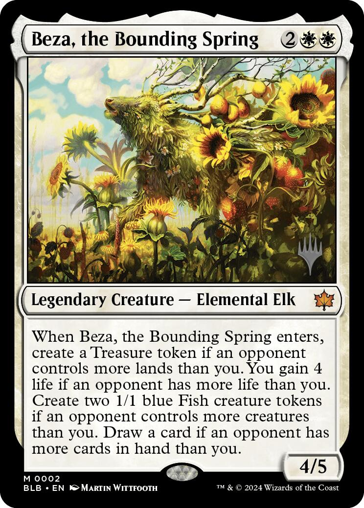Beza, the Bounding Spring (Promo Pack) [Bloomburrow Promos] | Gamers Paradise