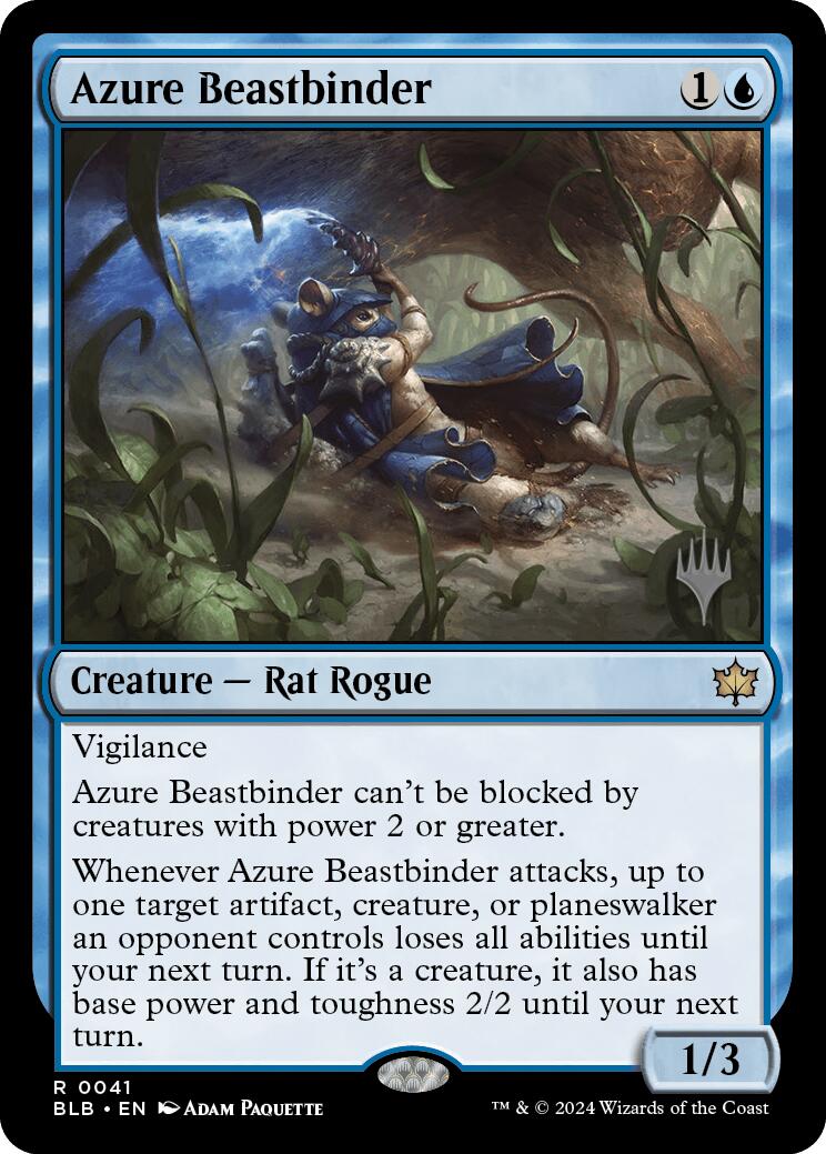 Azure Beastbinder (Promo Pack) [Bloomburrow Promos] | Gamers Paradise