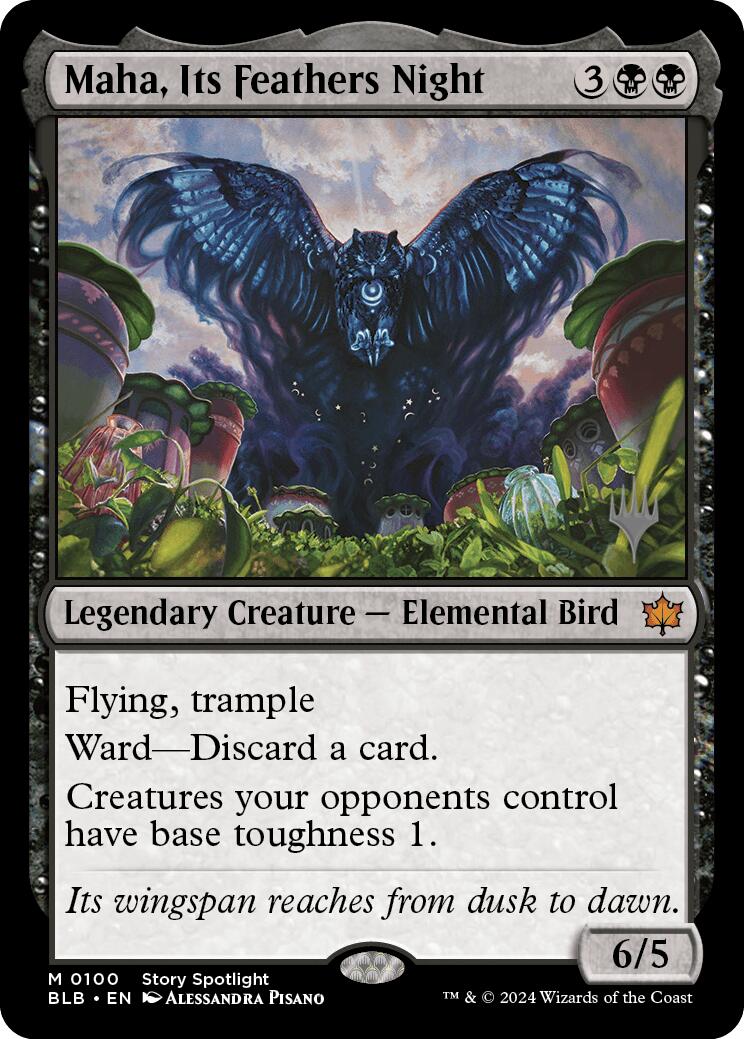 Maha, Its Feather Night (Promo Pack) [Bloomburrow Promos] | Gamers Paradise