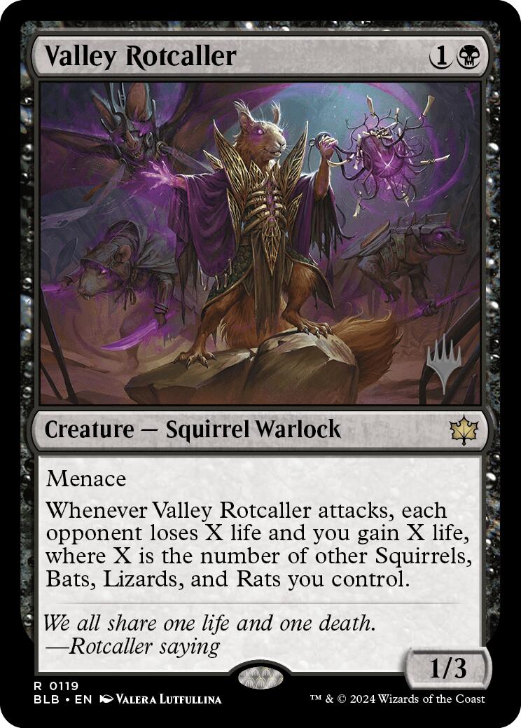 Valley Rotcaller (Promo Pack) [Bloomburrow Promos] | Gamers Paradise