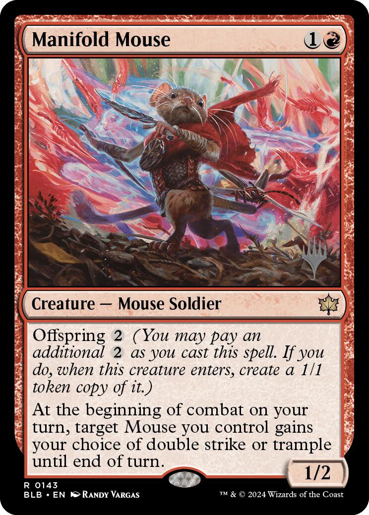 Manifold Mouse (Promo Pack) [Bloomburrow Promos] | Gamers Paradise