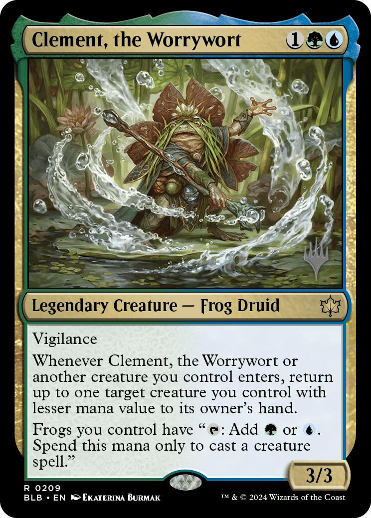 Clement, the Worrywort (Promo Pack) [Bloomburrow Promos] | Gamers Paradise