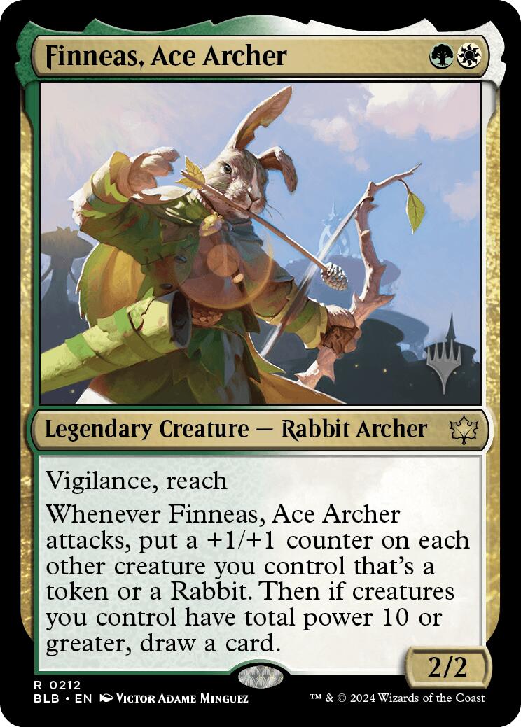 Finneas, Ace Archer (Promo Pack) [Bloomburrow Promos] | Gamers Paradise
