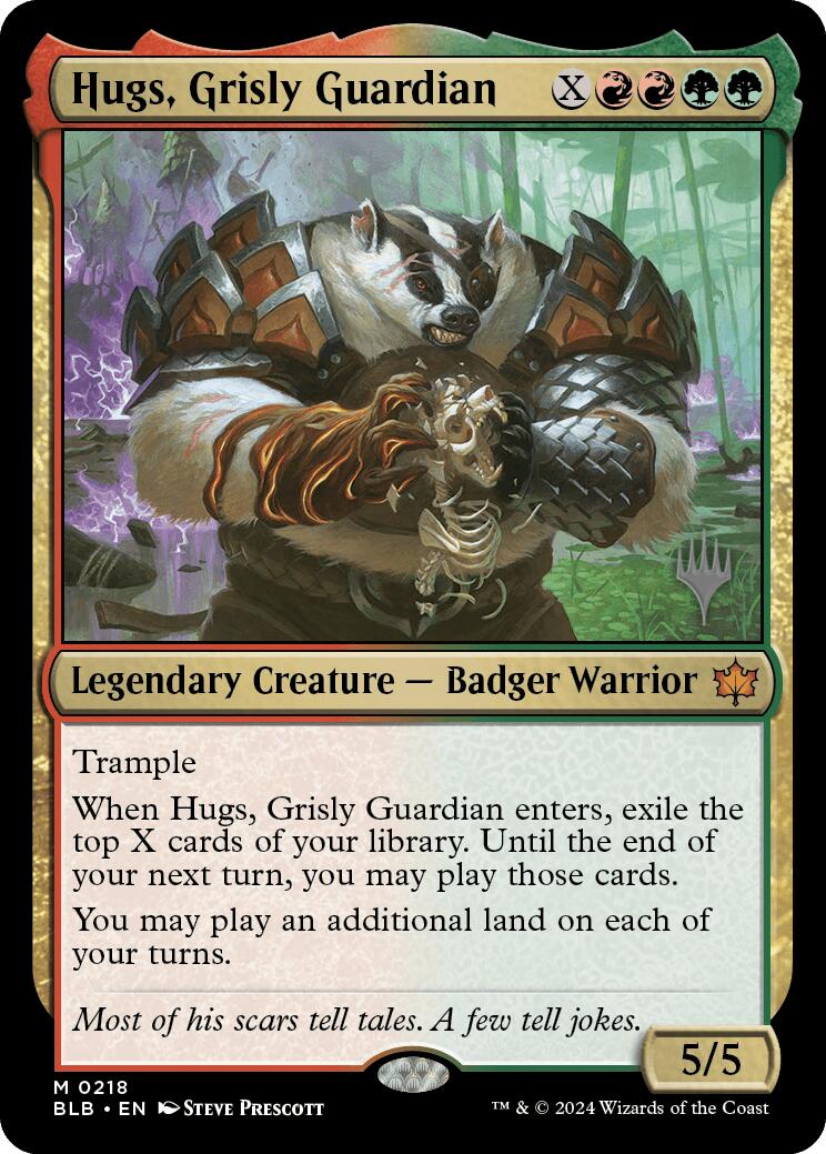Hugs, Grisly Guardian (Promo Pack) [Bloomburrow Promos] | Gamers Paradise