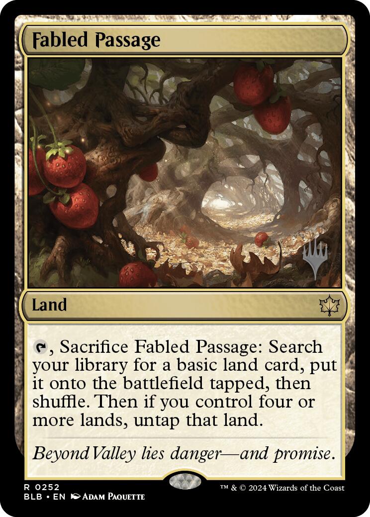 Fabled Passage (Promo Pack) [Bloomburrow Promos] | Gamers Paradise