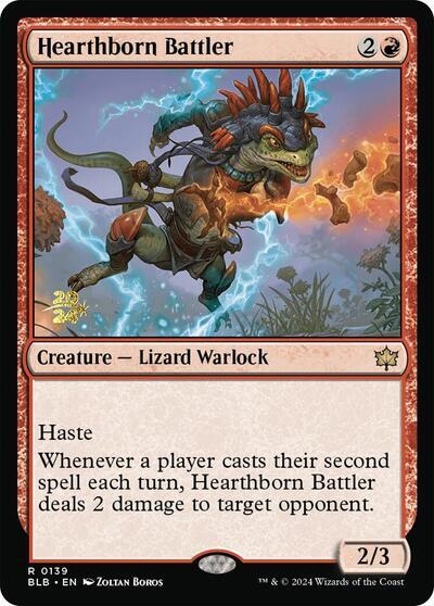 Hearthborn Battler [Bloomburrow Prerelease Promos] | Gamers Paradise