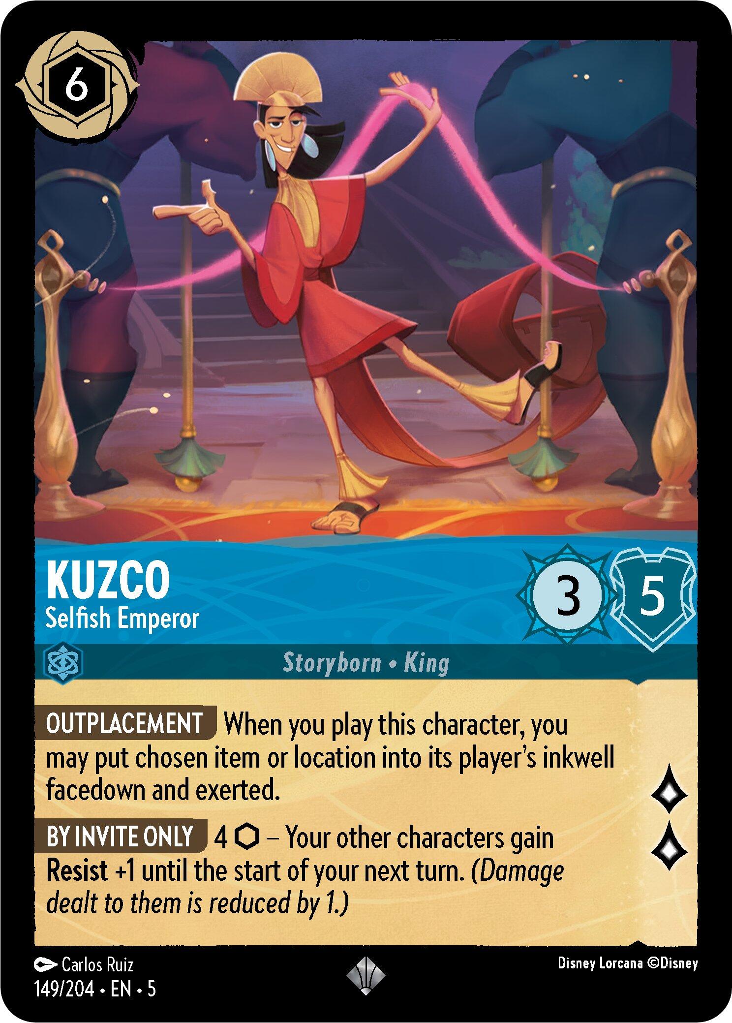 Kuzco - Selfish Emperor (149/204) [Shimmering Skies] | Gamers Paradise