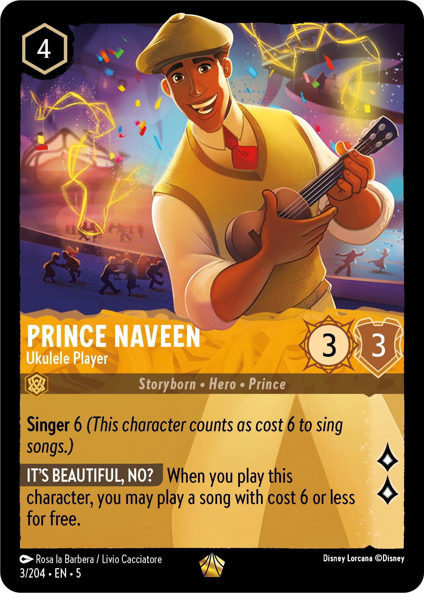 Prince Naveen - Ukulele Player (3/204) [Shimmering Skies] | Gamers Paradise