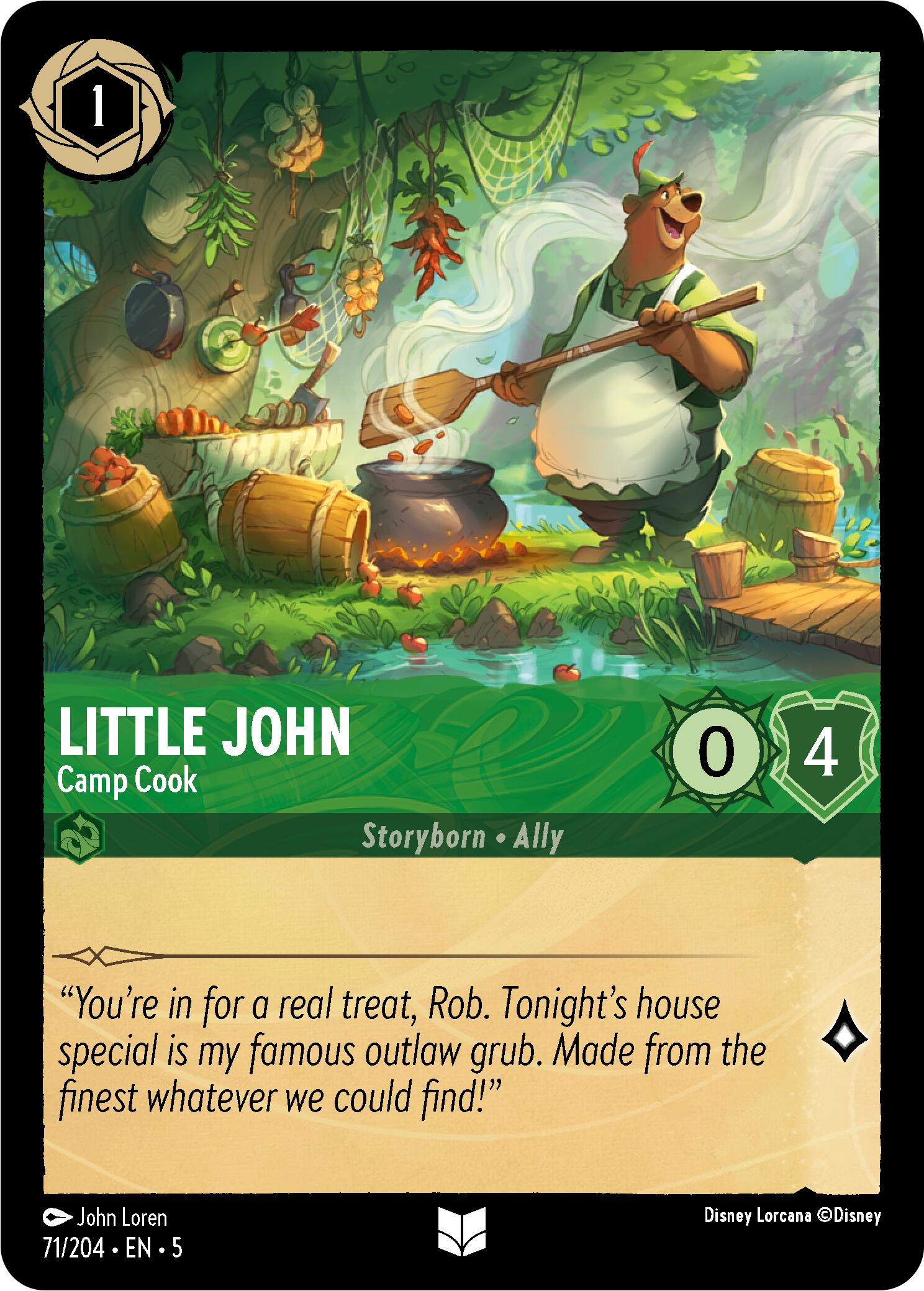 Little John - Camp Cook (71/204) [Shimmering Skies] | Gamers Paradise