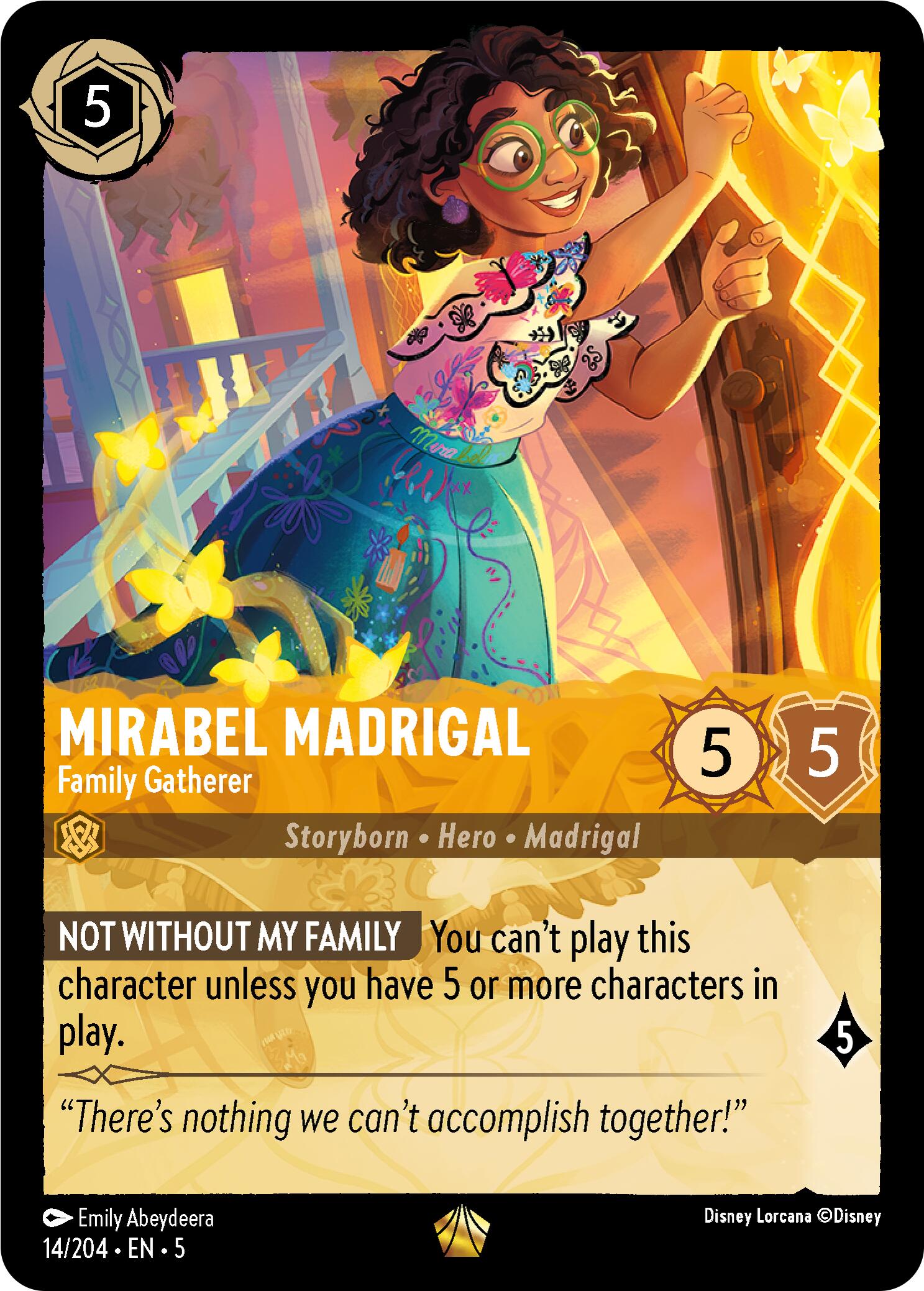 Mirabel Madrigal - Family Gatherer (14/204) [Shimmering Skies] | Gamers Paradise