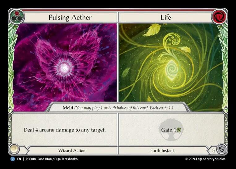 Pulsing Aether // Life [ROS018] (Rosetta)  Rainbow Foil | Gamers Paradise