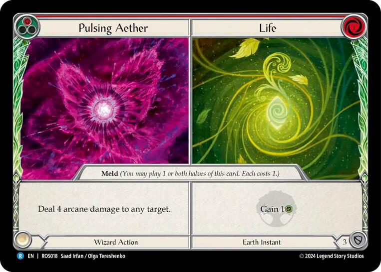 Pulsing Aether // Life [ROS018] (Rosetta)  Rainbow Foil | Gamers Paradise