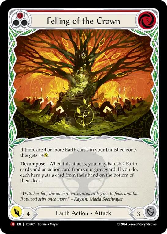 Felling of the Crown [ROS031] (Rosetta)  Rainbow Foil | Gamers Paradise