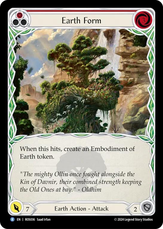 Earth Form (Red) [ROS036] (Rosetta)  Rainbow Foil | Gamers Paradise