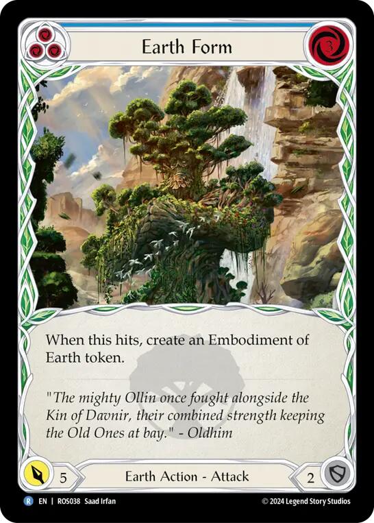 Earth Form (Blue) [ROS038] (Rosetta)  Rainbow Foil | Gamers Paradise
