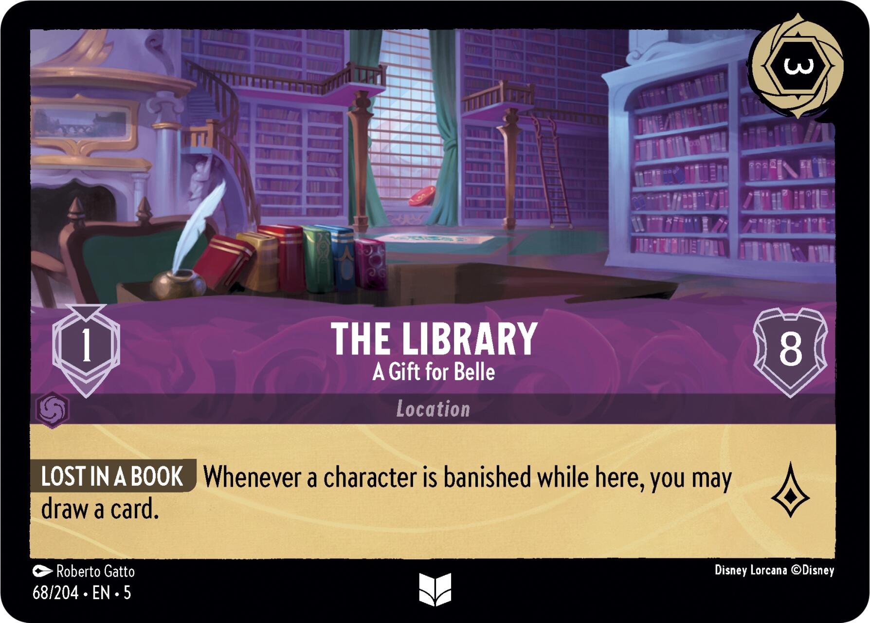 The Library - A Gift for Belle (68/204) [Shimmering Skies] | Gamers Paradise