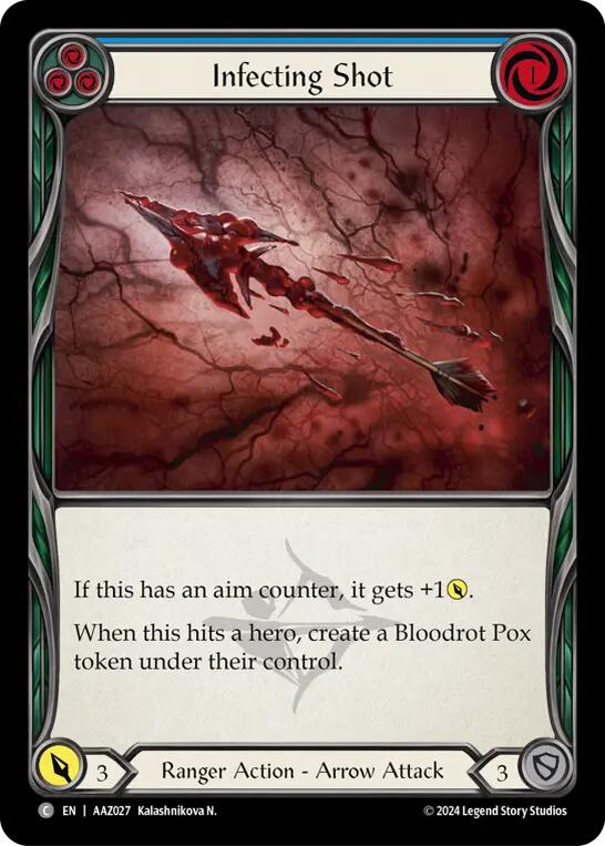 Infecting Shot (Blue) [AAZ027] (Armory Deck: Azalea) | Gamers Paradise