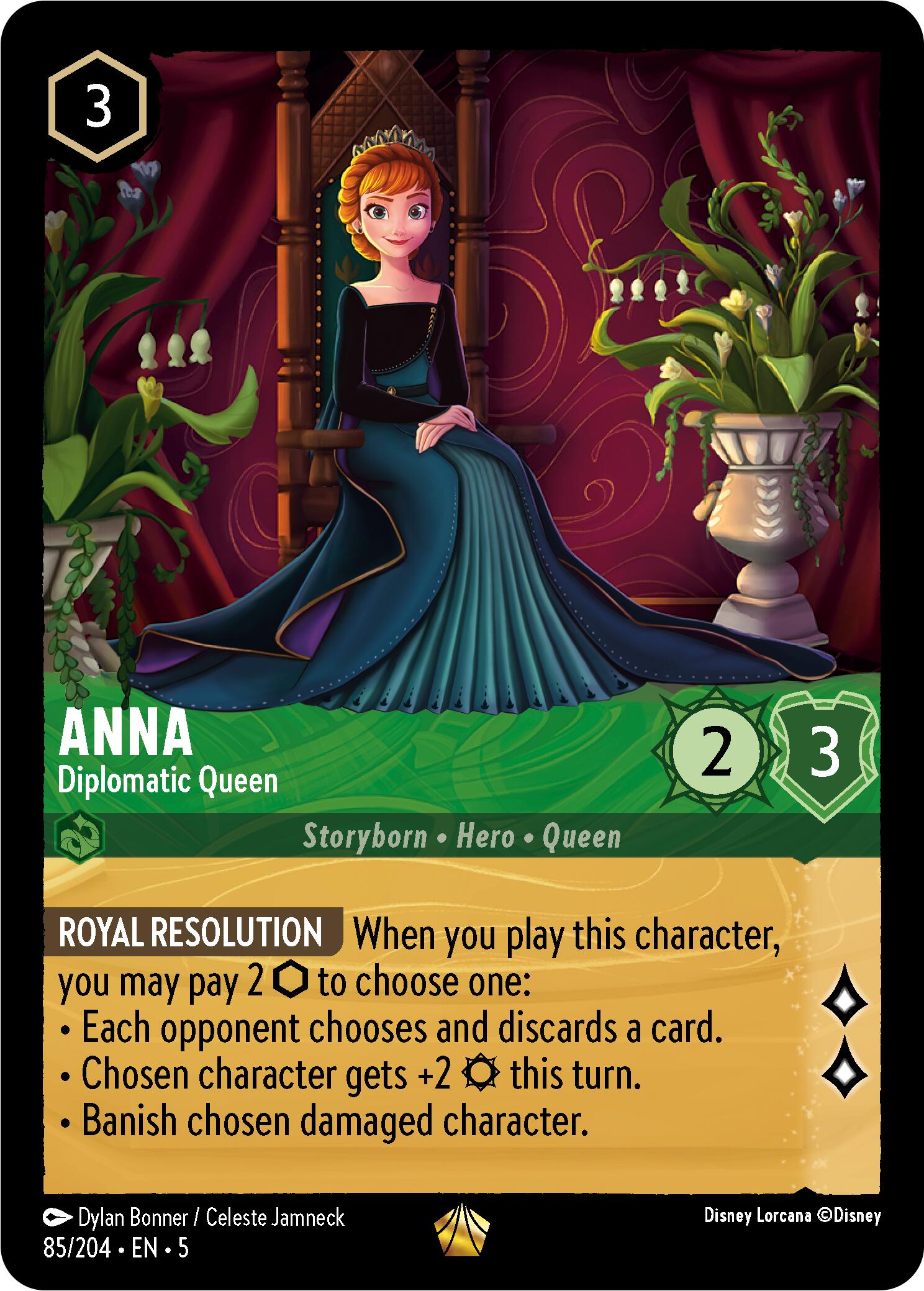 Anna - Diplomatic Queen (85/204) [Shimmering Skies] | Gamers Paradise