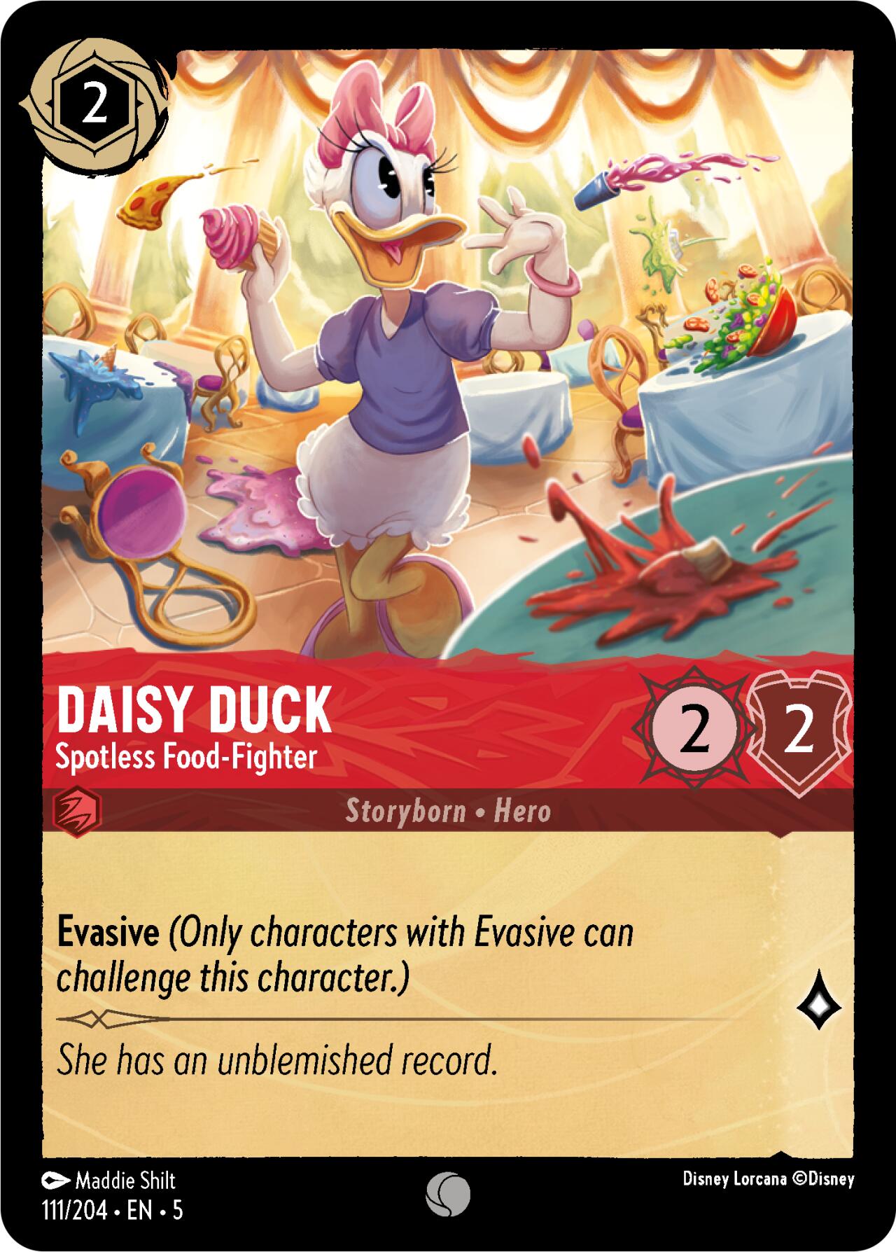 Daisy Duck - Spotless Food-Fighter (111/204) [Shimmering Skies] | Gamers Paradise