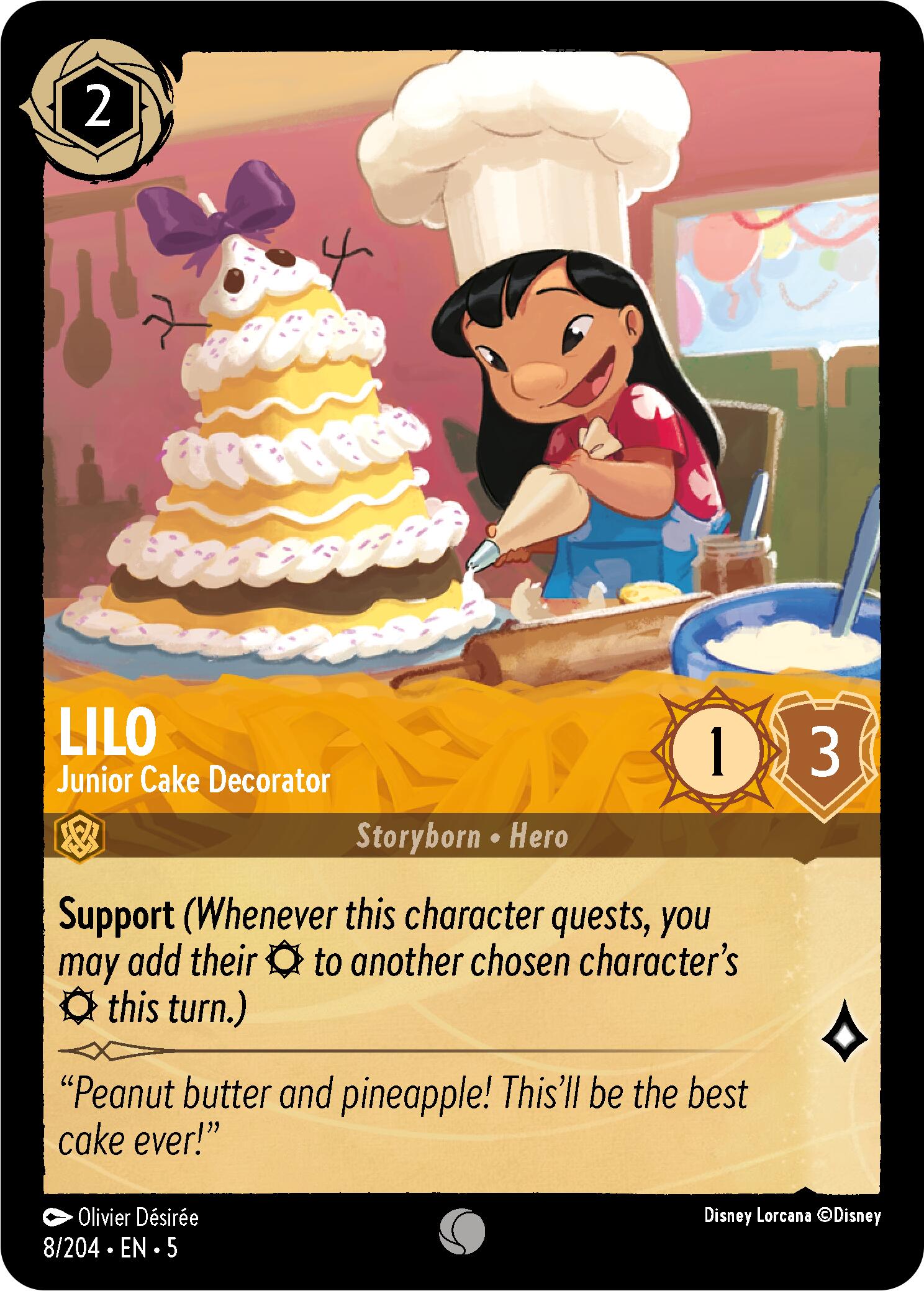 Lilo - Junior Cake Decorator (8/204) [Shimmering Skies] | Gamers Paradise