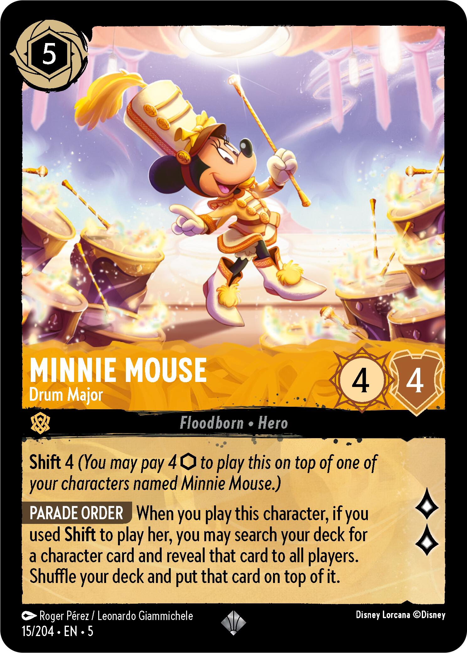 Minnie Mouse - Drum Major (15/204) [Shimmering Skies] | Gamers Paradise