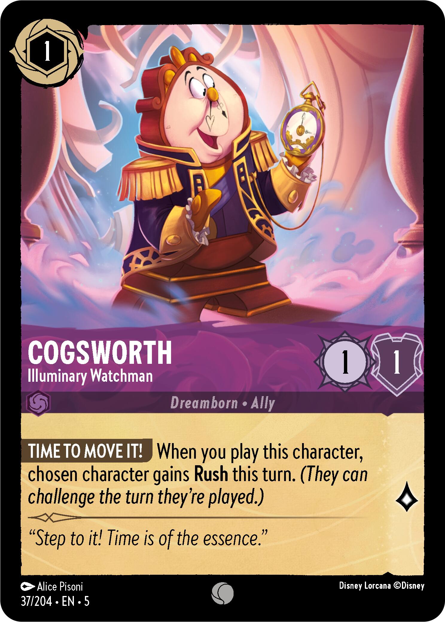 Cogsworth - Illuminary Watchman (37/204) [Shimmering Skies] | Gamers Paradise