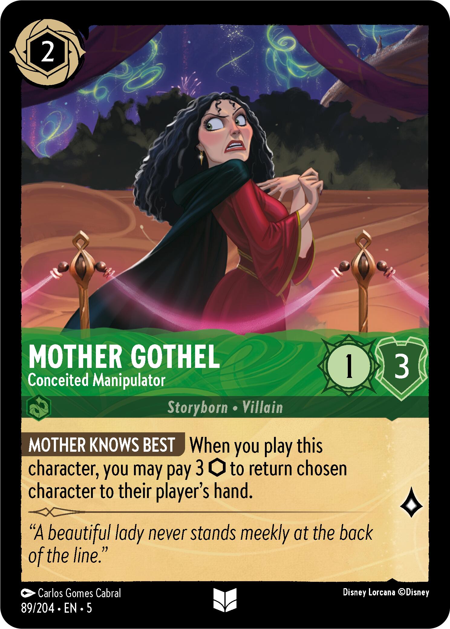 Mother Gothel - Conceited Manipulator (89/204) [Shimmering Skies] | Gamers Paradise