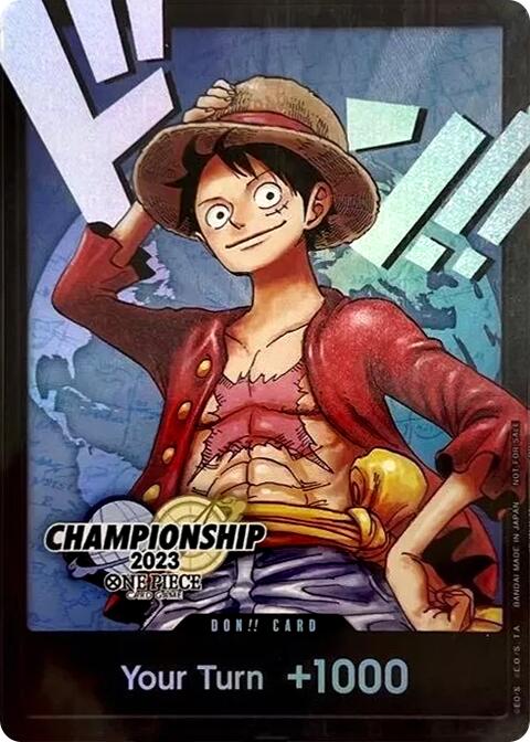 DON!! Card (Monkey.D.Luffy) (2023 World Championship Finals) [One Piece Promotion Cards] | Gamers Paradise