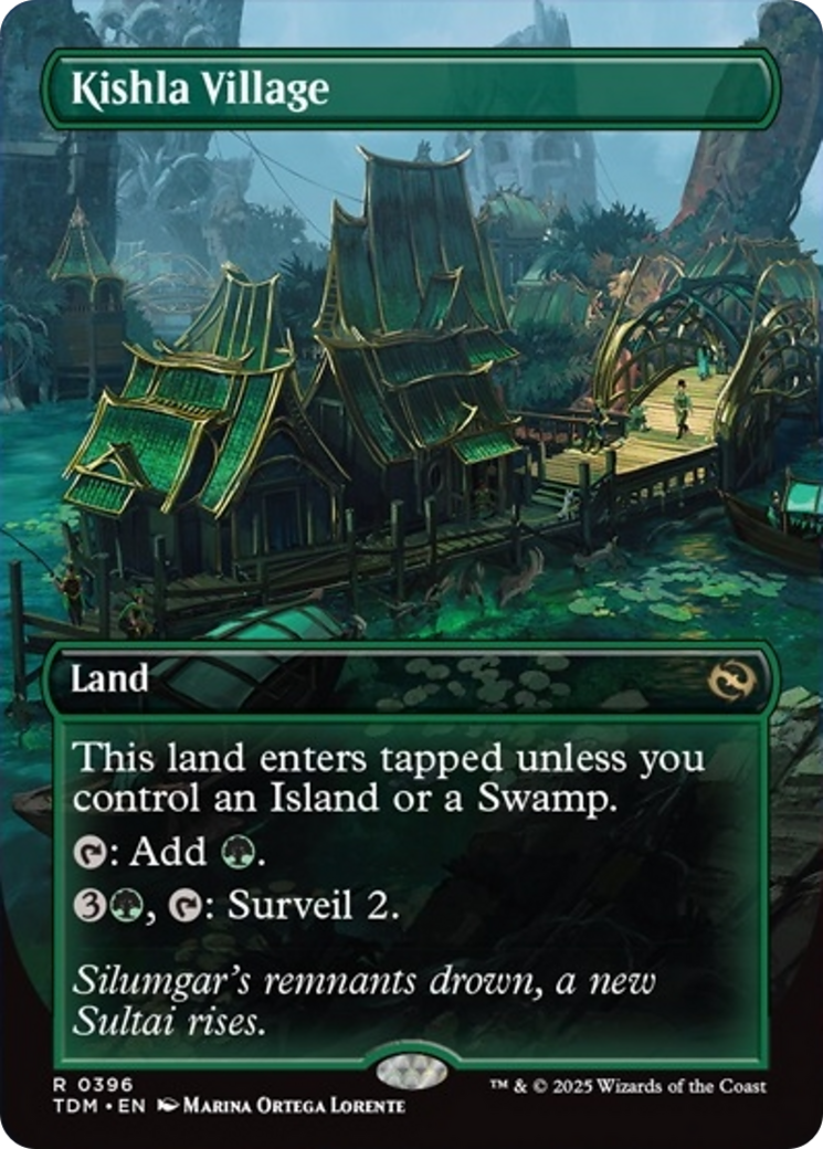 Kishla Village (Borderless) [Tarkir: Dragonstorm] | Gamers Paradise