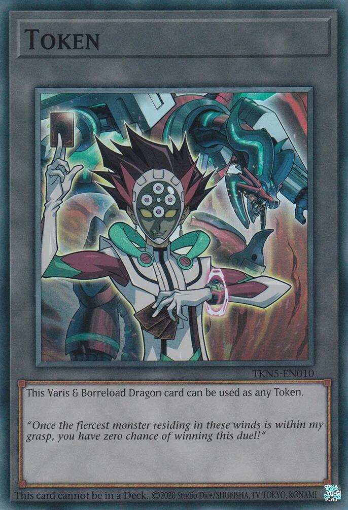 Token: Varis and Borreload Dragon [TKN5-EN010] Super Rare | Gamers Paradise