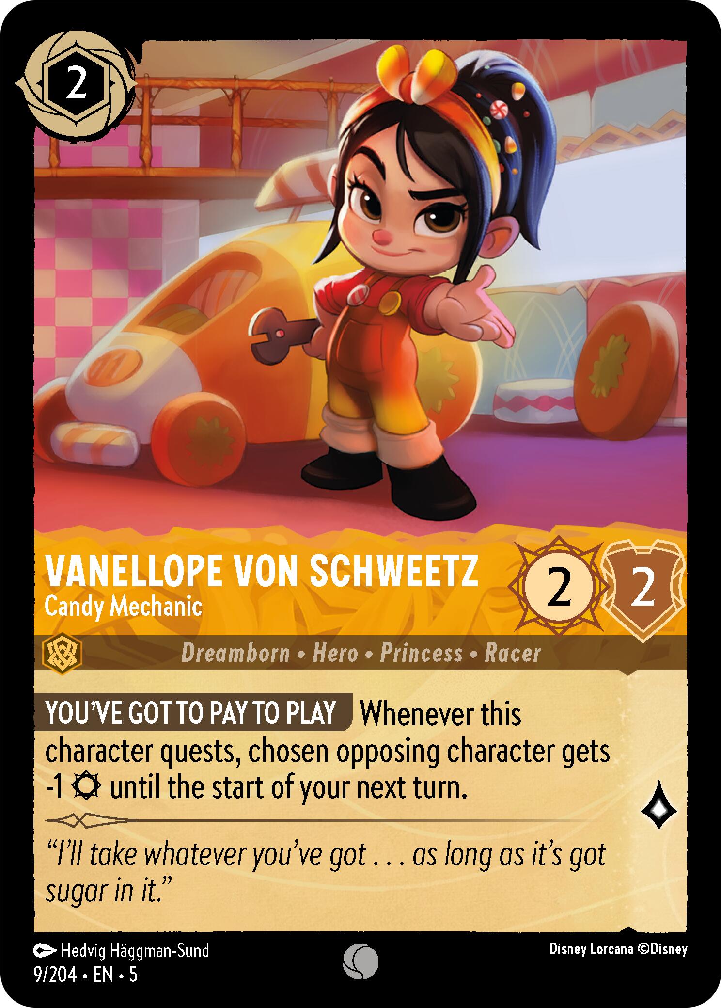 Vanellope von Schweetz - Candy Mechanic (9/204) [Shimmering Skies] | Gamers Paradise